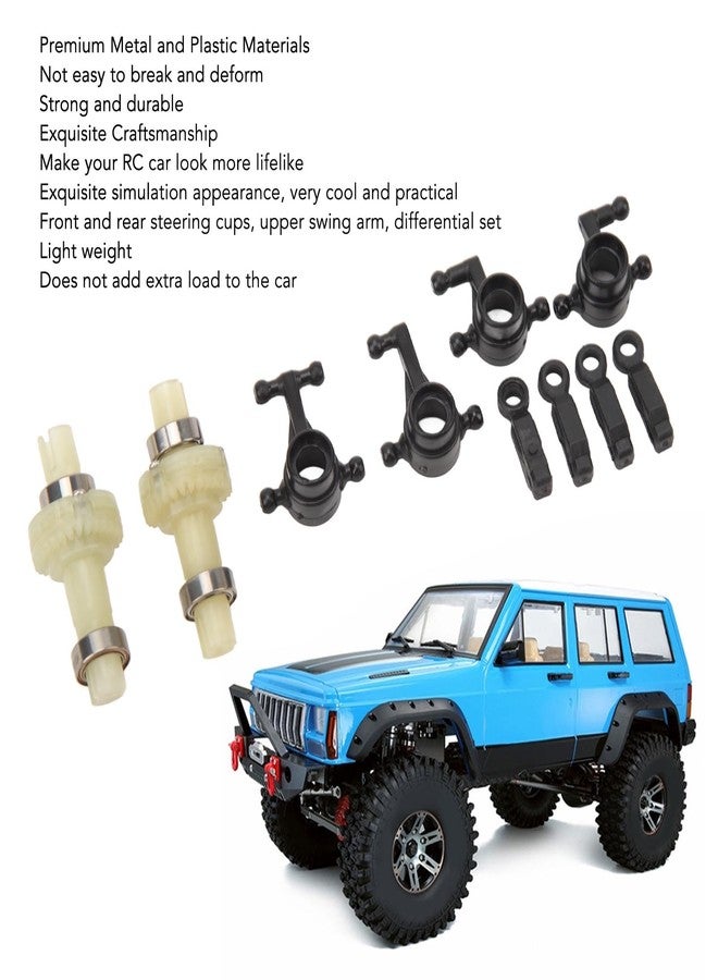 Topyond Steering Knuckles Kit, OEM RC Car Spare Parts Set for Wltoys 284010, 284161, K989 1/28 RC Cars - Image 3